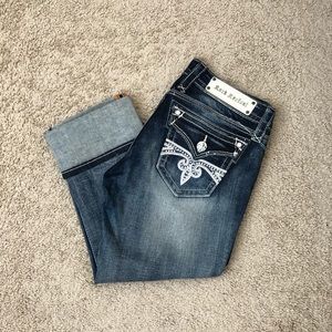 Rock Revival Sora Easy Stretch Capri Jeans